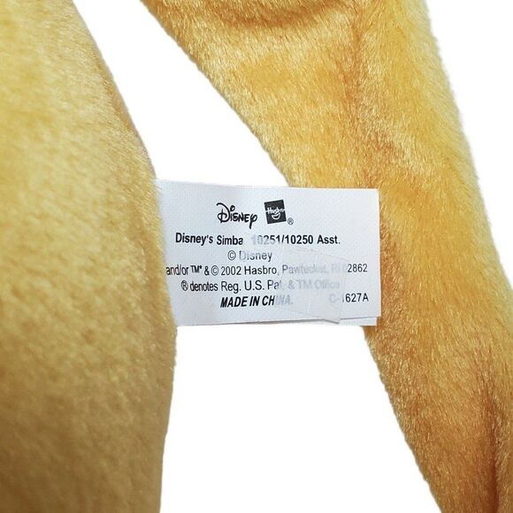 2002 Simba The Lion King Plush 20" Disney Hasbro Jumbo Large Stuffed Animal VTG - Picture 5 of 6